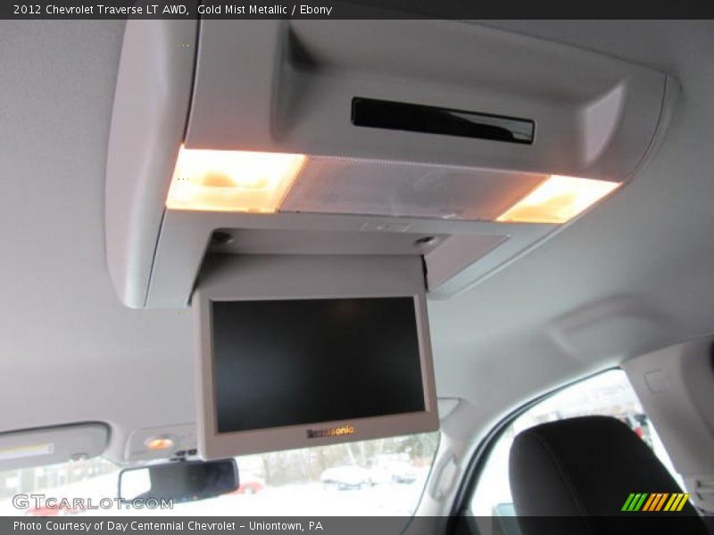Gold Mist Metallic / Ebony 2012 Chevrolet Traverse LT AWD