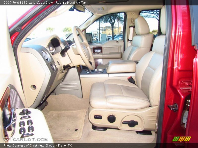 Redfire Metallic / Tan 2007 Ford F150 Lariat SuperCrew