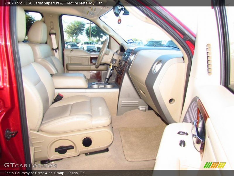 Redfire Metallic / Tan 2007 Ford F150 Lariat SuperCrew