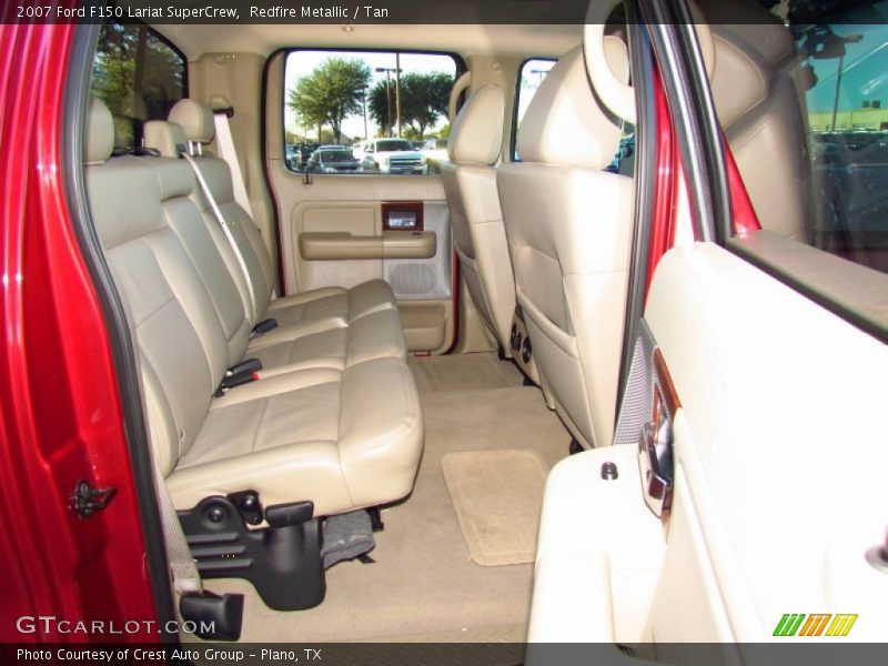 Redfire Metallic / Tan 2007 Ford F150 Lariat SuperCrew
