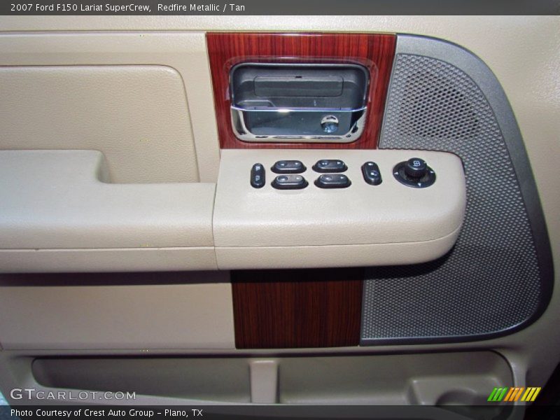 Redfire Metallic / Tan 2007 Ford F150 Lariat SuperCrew