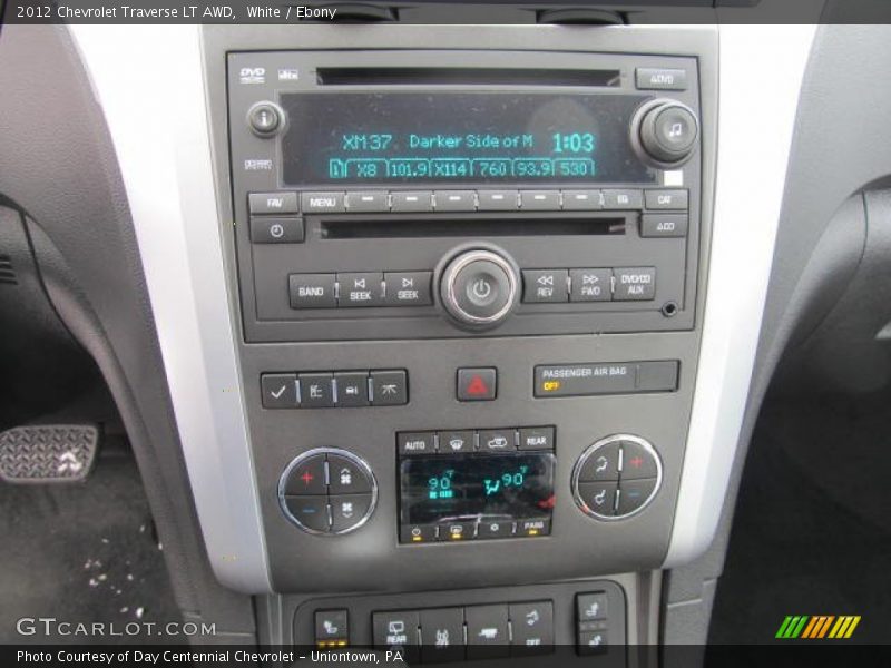 Controls of 2012 Traverse LT AWD