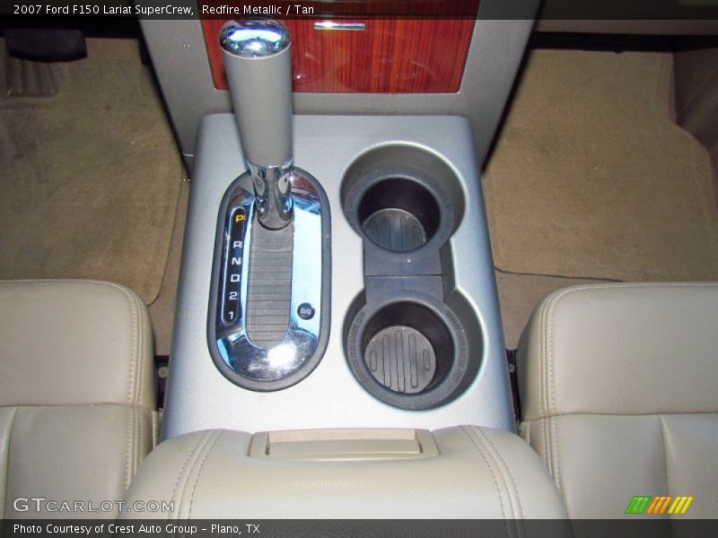Redfire Metallic / Tan 2007 Ford F150 Lariat SuperCrew