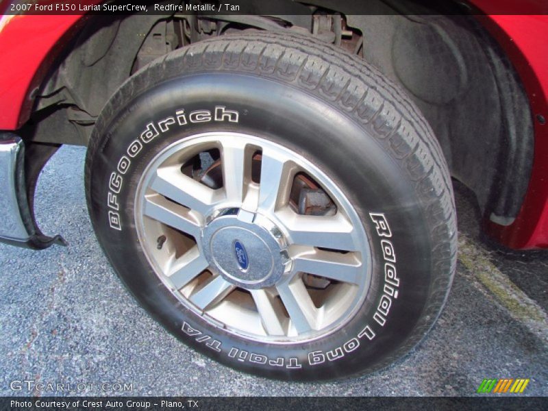 Redfire Metallic / Tan 2007 Ford F150 Lariat SuperCrew