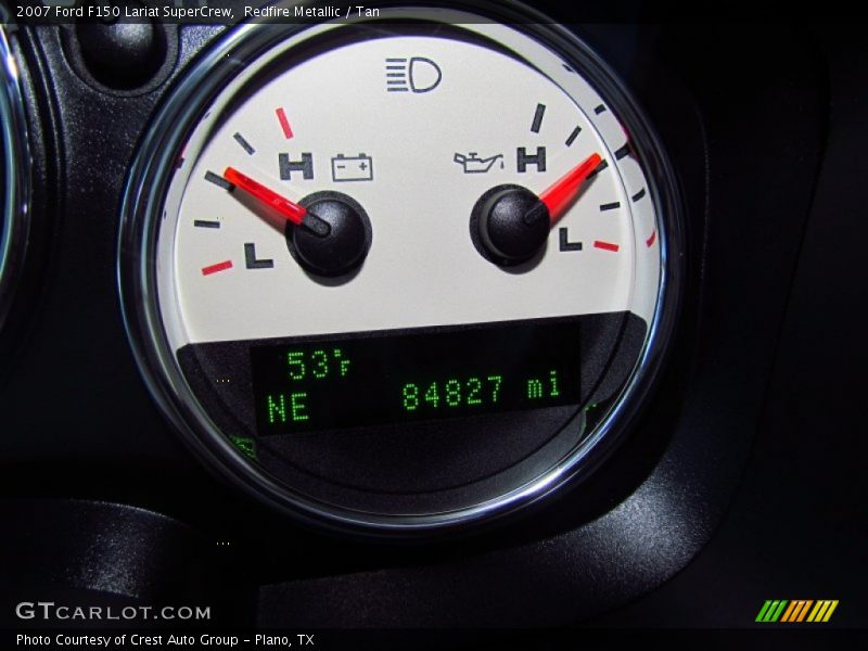 Redfire Metallic / Tan 2007 Ford F150 Lariat SuperCrew
