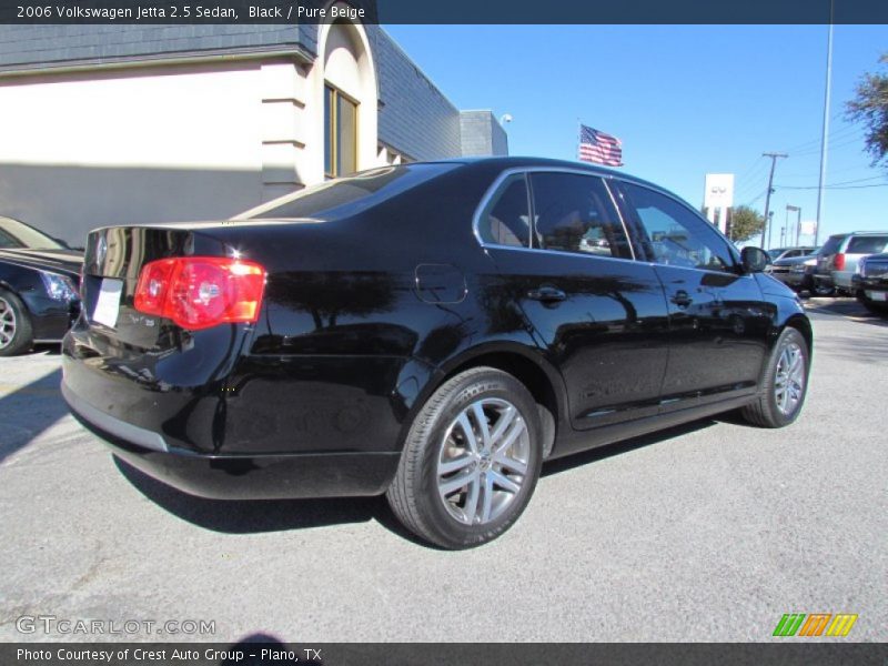 Black / Pure Beige 2006 Volkswagen Jetta 2.5 Sedan