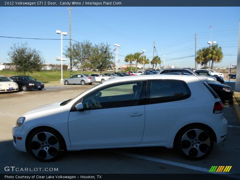 Candy White / Interlagos Plaid Cloth 2012 Volkswagen GTI 2 Door