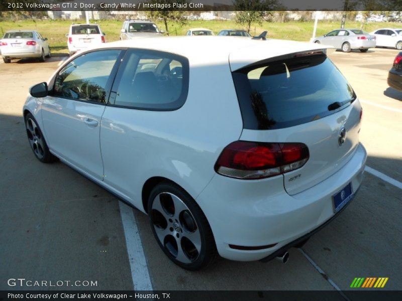 Candy White / Interlagos Plaid Cloth 2012 Volkswagen GTI 2 Door