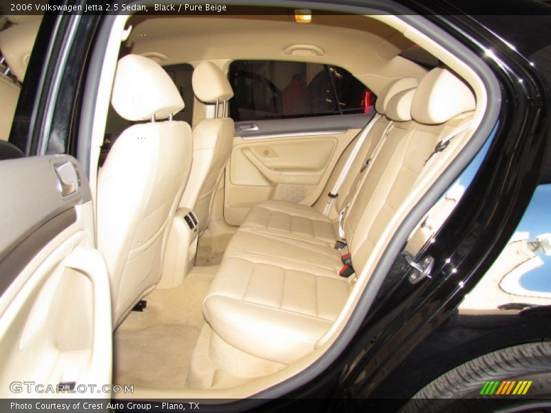 Black / Pure Beige 2006 Volkswagen Jetta 2.5 Sedan