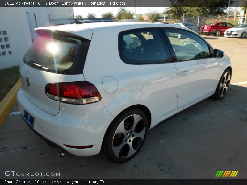 Candy White / Interlagos Plaid Cloth 2012 Volkswagen GTI 2 Door