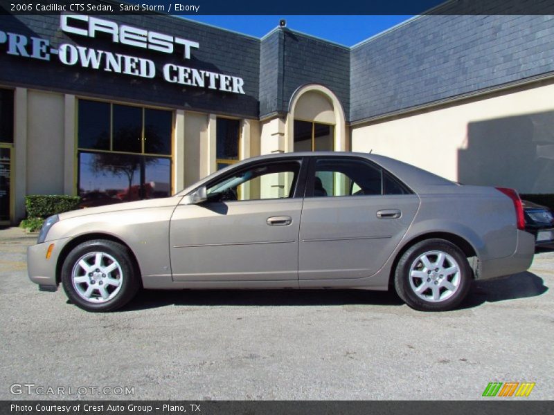 Sand Storm / Ebony 2006 Cadillac CTS Sedan