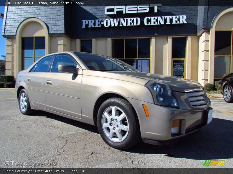 Sand Storm / Ebony 2006 Cadillac CTS Sedan