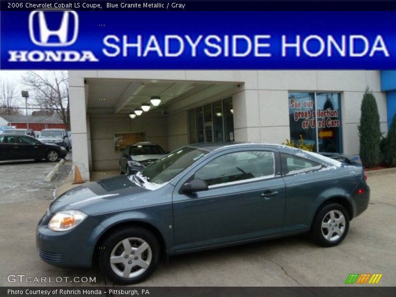 Blue Granite Metallic / Gray 2006 Chevrolet Cobalt LS Coupe