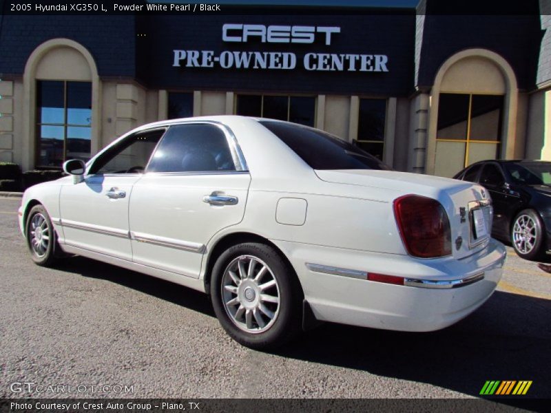 Powder White Pearl / Black 2005 Hyundai XG350 L