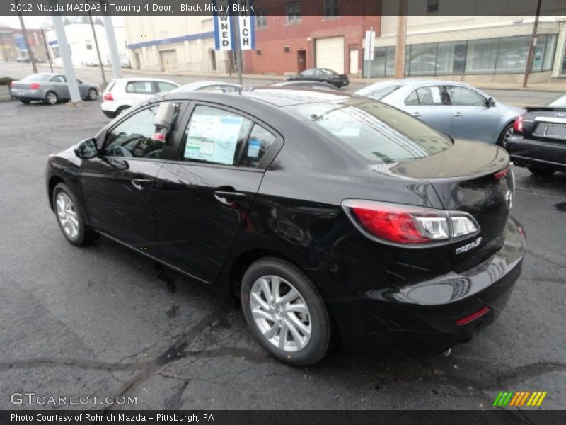 Black Mica / Black 2012 Mazda MAZDA3 i Touring 4 Door