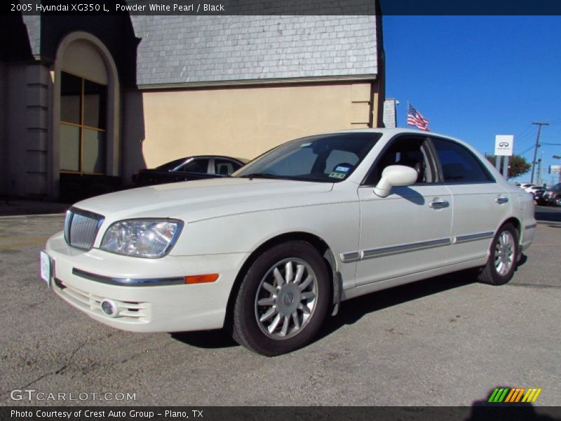 Powder White Pearl / Black 2005 Hyundai XG350 L