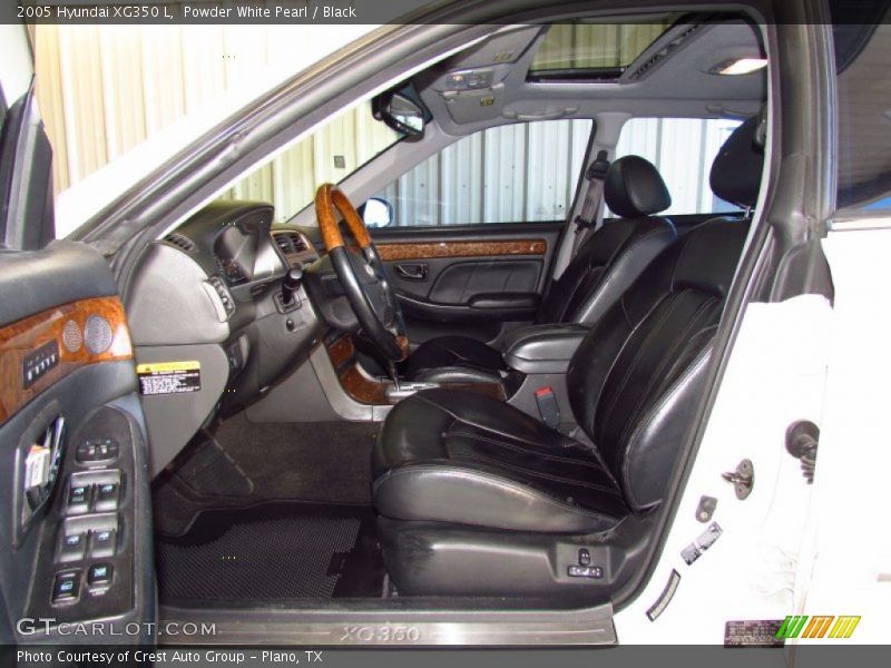 Powder White Pearl / Black 2005 Hyundai XG350 L