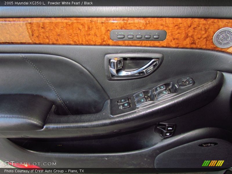 Powder White Pearl / Black 2005 Hyundai XG350 L