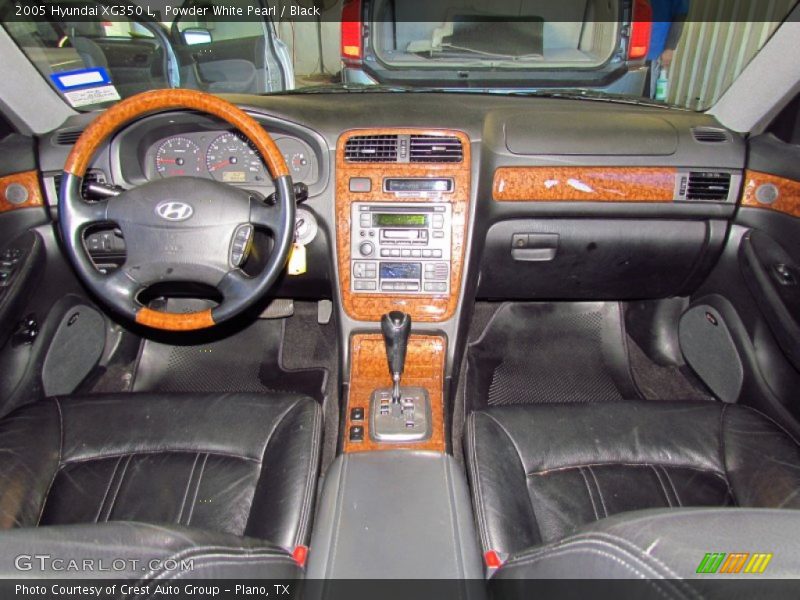 Powder White Pearl / Black 2005 Hyundai XG350 L