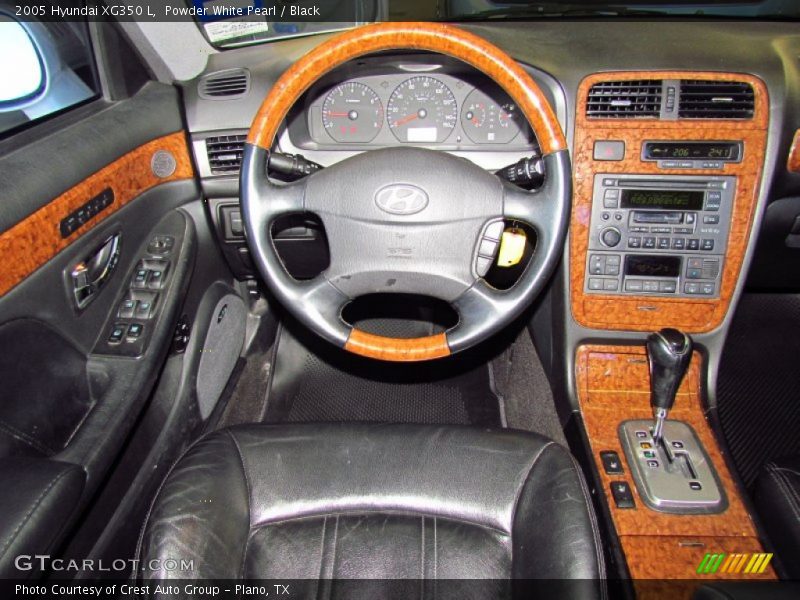 Powder White Pearl / Black 2005 Hyundai XG350 L
