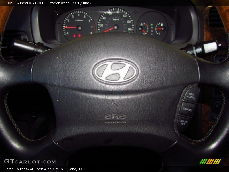 Powder White Pearl / Black 2005 Hyundai XG350 L