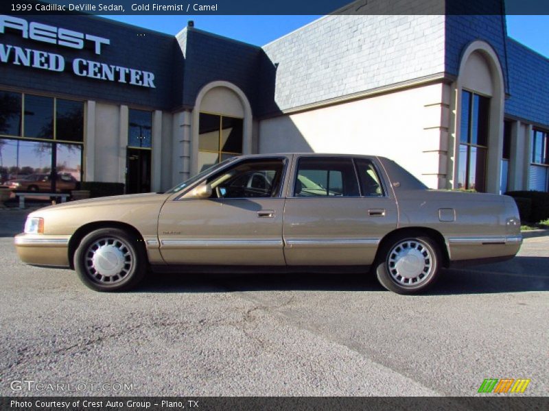 Gold Firemist / Camel 1999 Cadillac DeVille Sedan