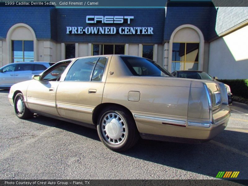 Gold Firemist / Camel 1999 Cadillac DeVille Sedan