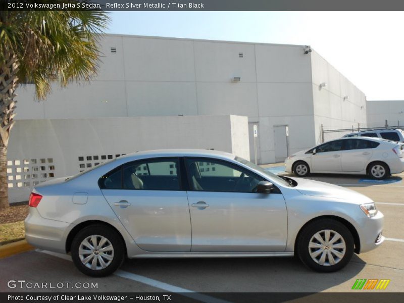 Reflex Silver Metallic / Titan Black 2012 Volkswagen Jetta S Sedan