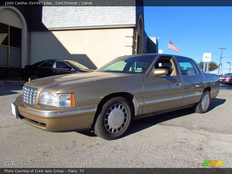 Gold Firemist / Camel 1999 Cadillac DeVille Sedan