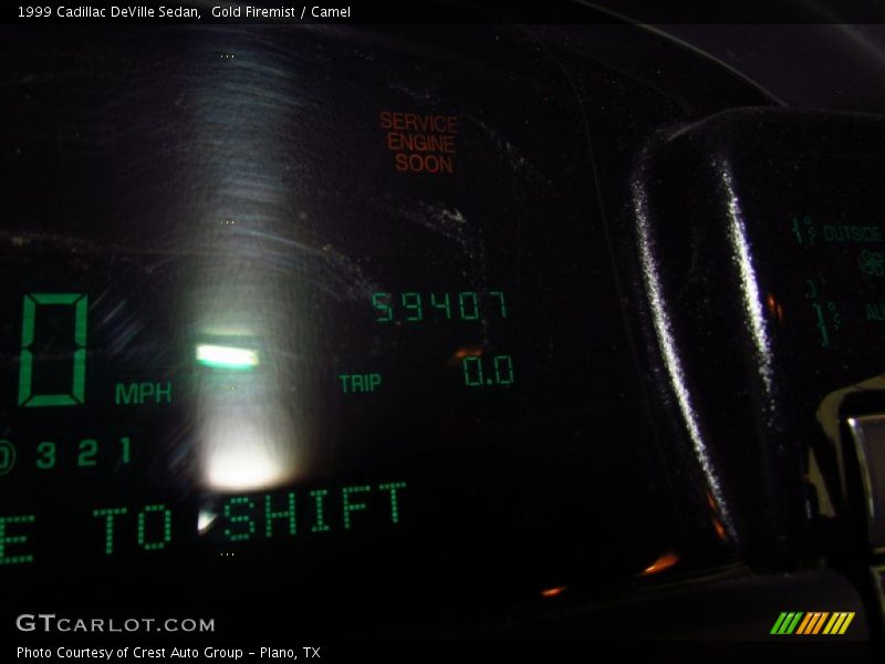 Gold Firemist / Camel 1999 Cadillac DeVille Sedan