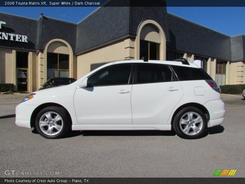 Super White / Dark Charcoal 2008 Toyota Matrix XR