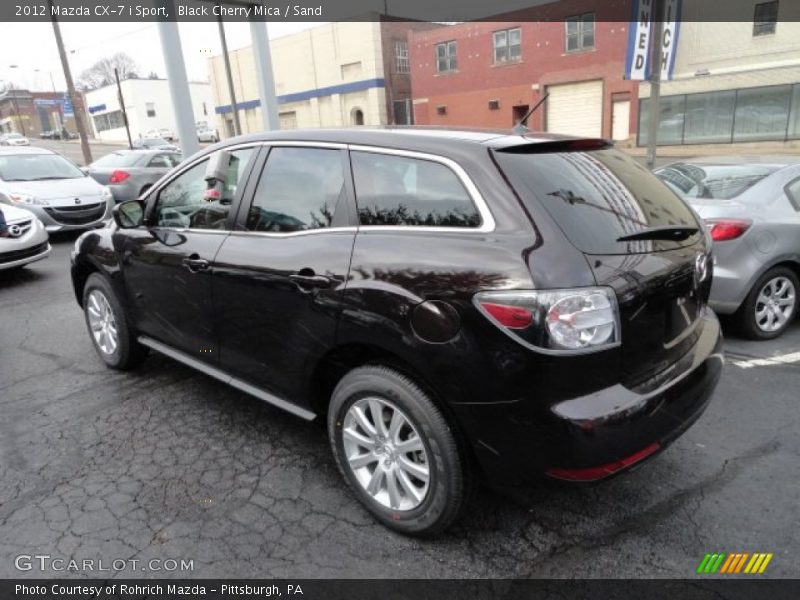 Black Cherry Mica / Sand 2012 Mazda CX-7 i Sport