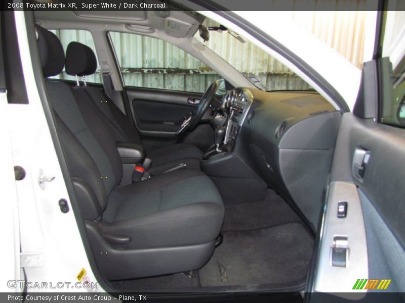 Super White / Dark Charcoal 2008 Toyota Matrix XR