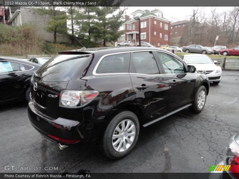 Black Cherry Mica / Sand 2012 Mazda CX-7 i Sport
