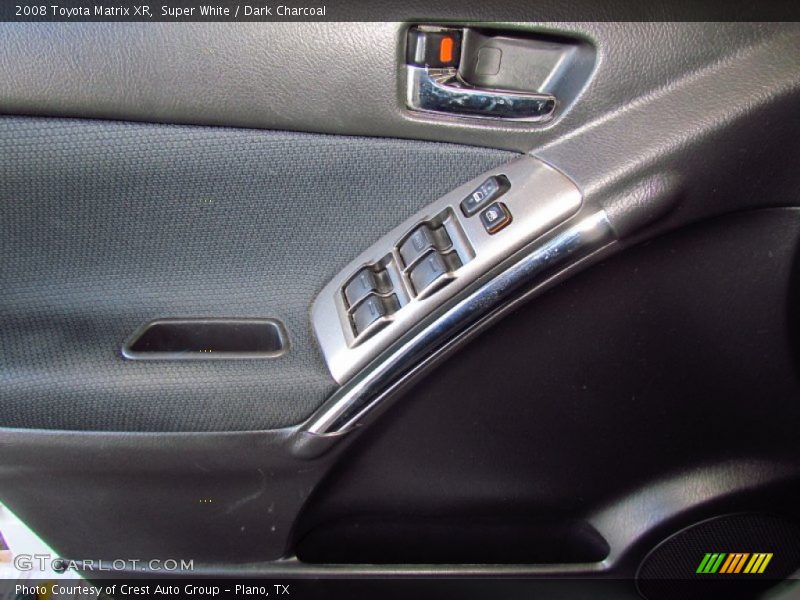 Super White / Dark Charcoal 2008 Toyota Matrix XR
