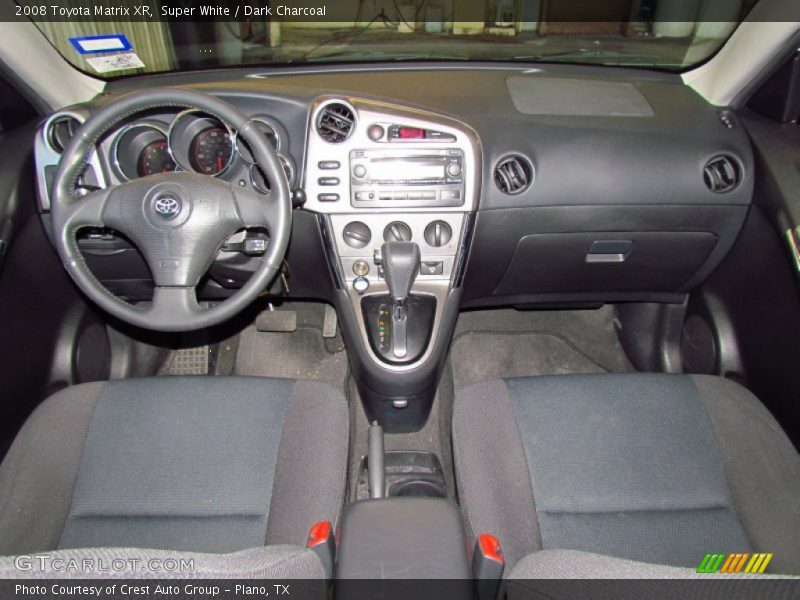 Super White / Dark Charcoal 2008 Toyota Matrix XR