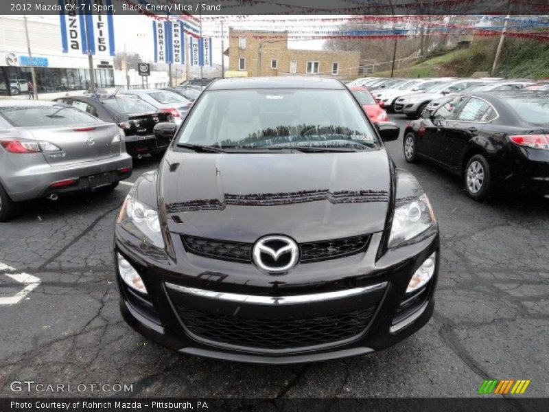 Black Cherry Mica / Sand 2012 Mazda CX-7 i Sport