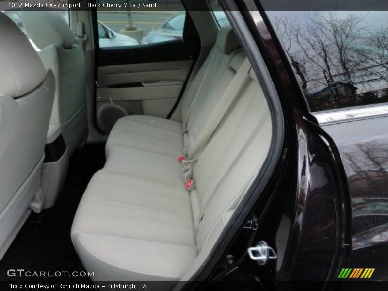 Black Cherry Mica / Sand 2012 Mazda CX-7 i Sport