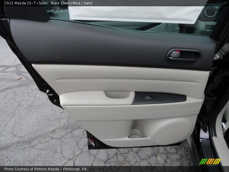 Black Cherry Mica / Sand 2012 Mazda CX-7 i Sport