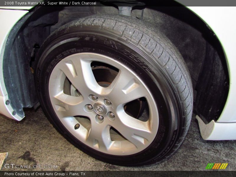 Super White / Dark Charcoal 2008 Toyota Matrix XR