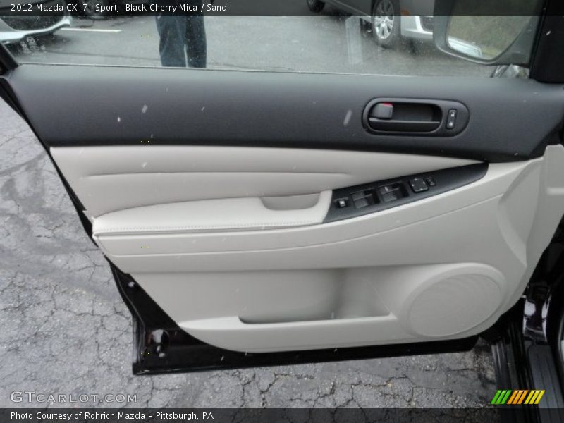 Black Cherry Mica / Sand 2012 Mazda CX-7 i Sport