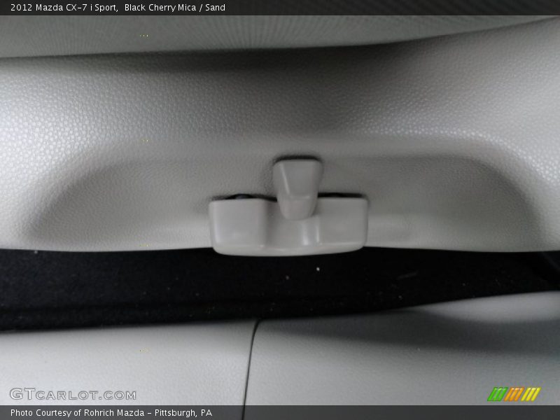 Black Cherry Mica / Sand 2012 Mazda CX-7 i Sport