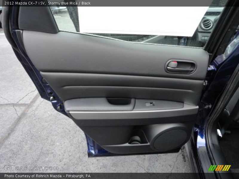 Stormy Blue Mica / Black 2012 Mazda CX-7 i SV