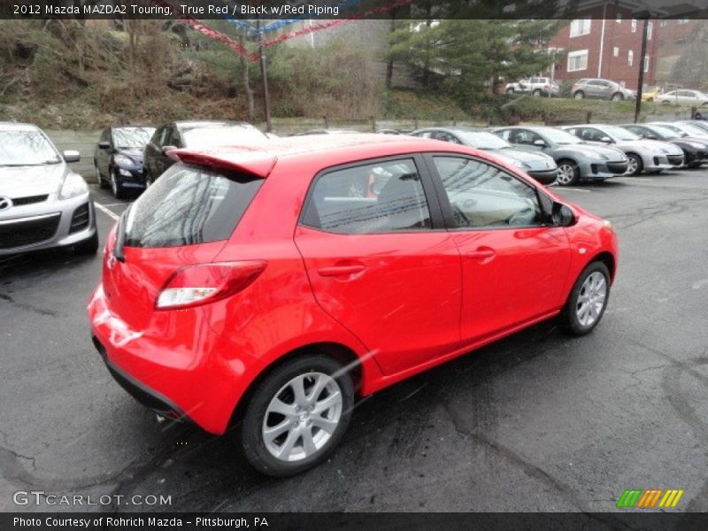 True Red / Black w/Red Piping 2012 Mazda MAZDA2 Touring