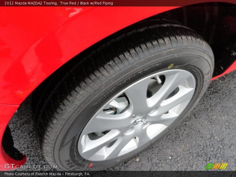 True Red / Black w/Red Piping 2012 Mazda MAZDA2 Touring