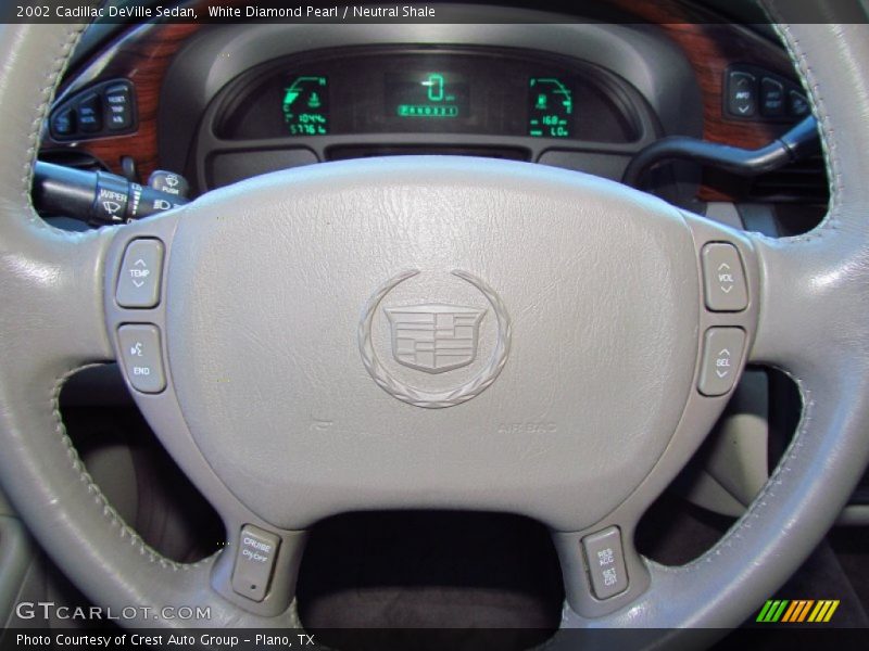 White Diamond Pearl / Neutral Shale 2002 Cadillac DeVille Sedan