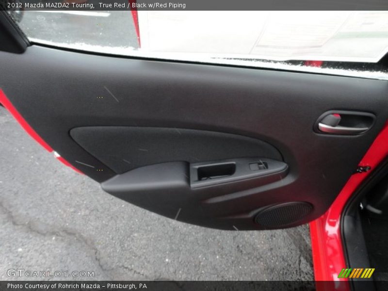 True Red / Black w/Red Piping 2012 Mazda MAZDA2 Touring