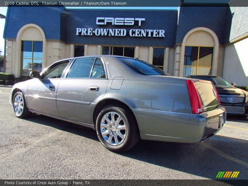 Titanium Chromaflair / Titanium/Dark Titanium 2008 Cadillac DTS