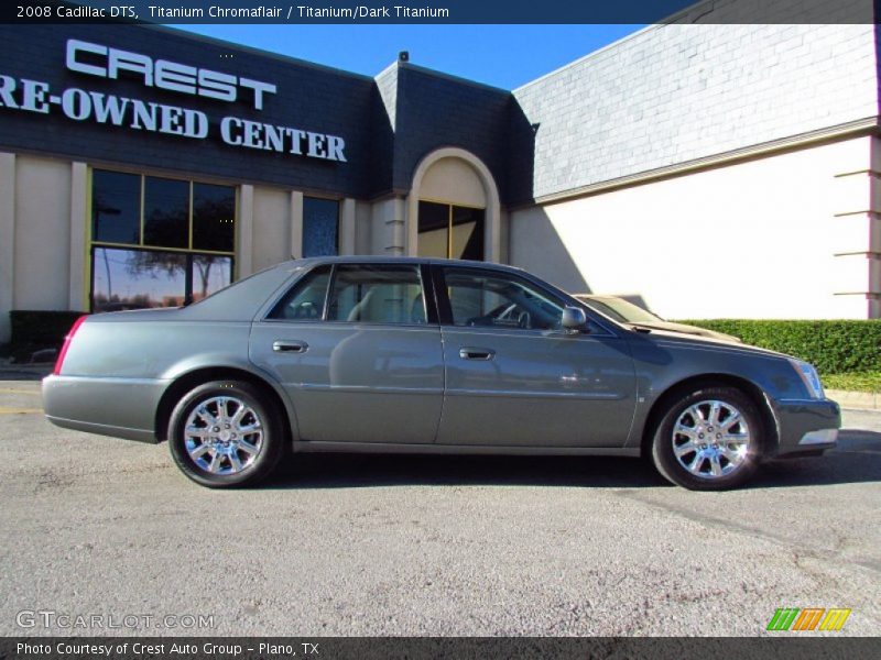 Titanium Chromaflair / Titanium/Dark Titanium 2008 Cadillac DTS