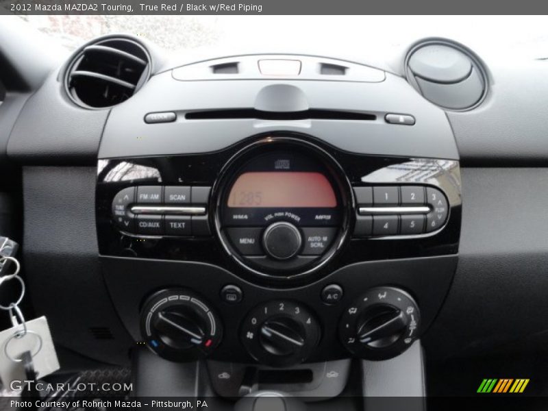 Controls of 2012 MAZDA2 Touring